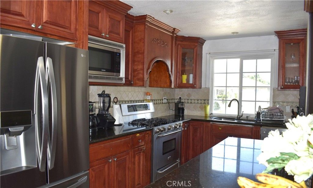 Interior, Kitchen, Stainless Steel Appliances, Tile Countertops