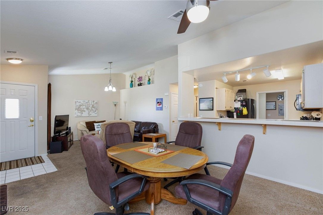 Dining room, Interior, Kitchen, Living room, Pendant Lights