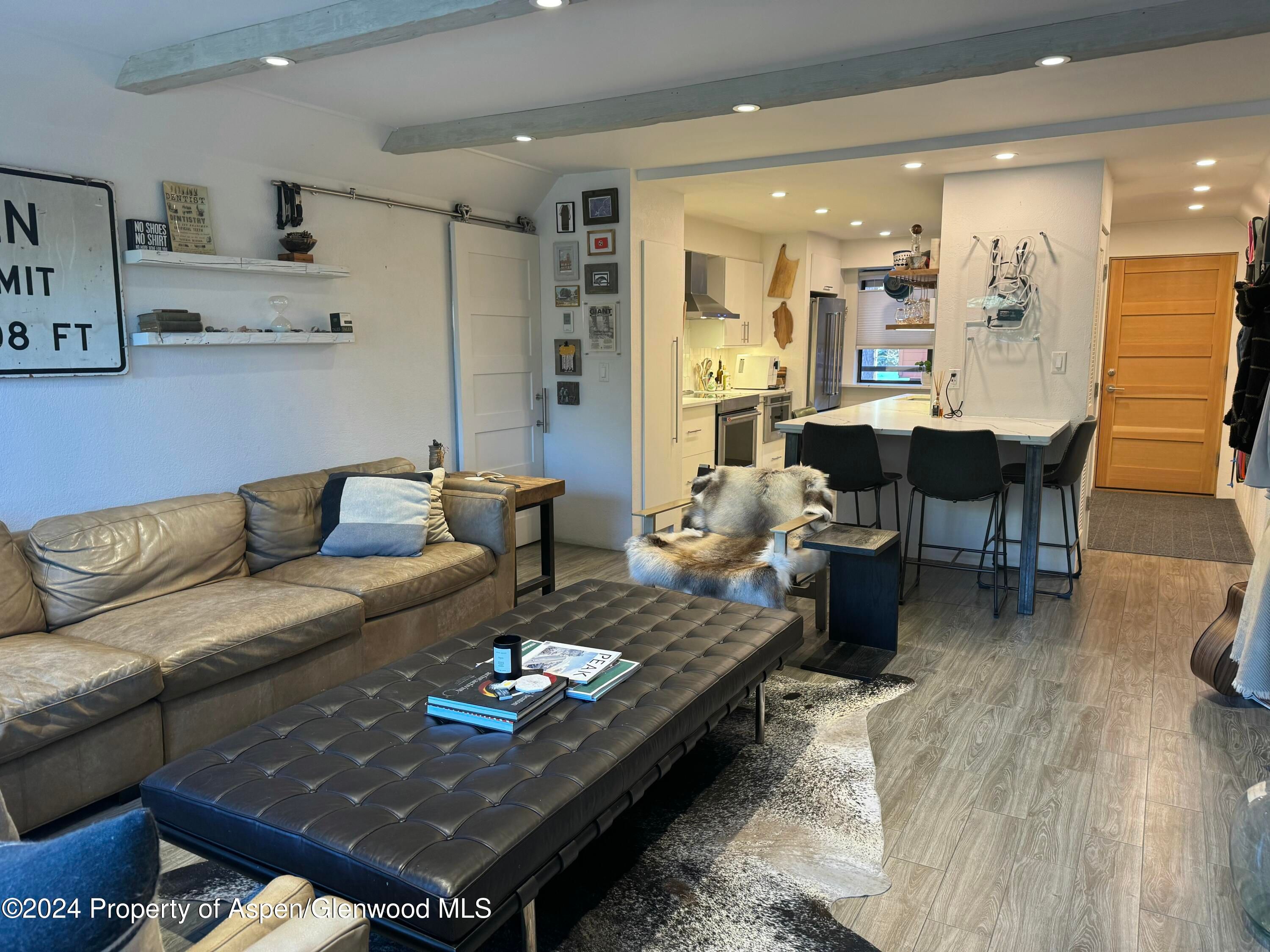 Interior, Kitchen, Living room, Recessed Lighting, Stainless Steel Appliances