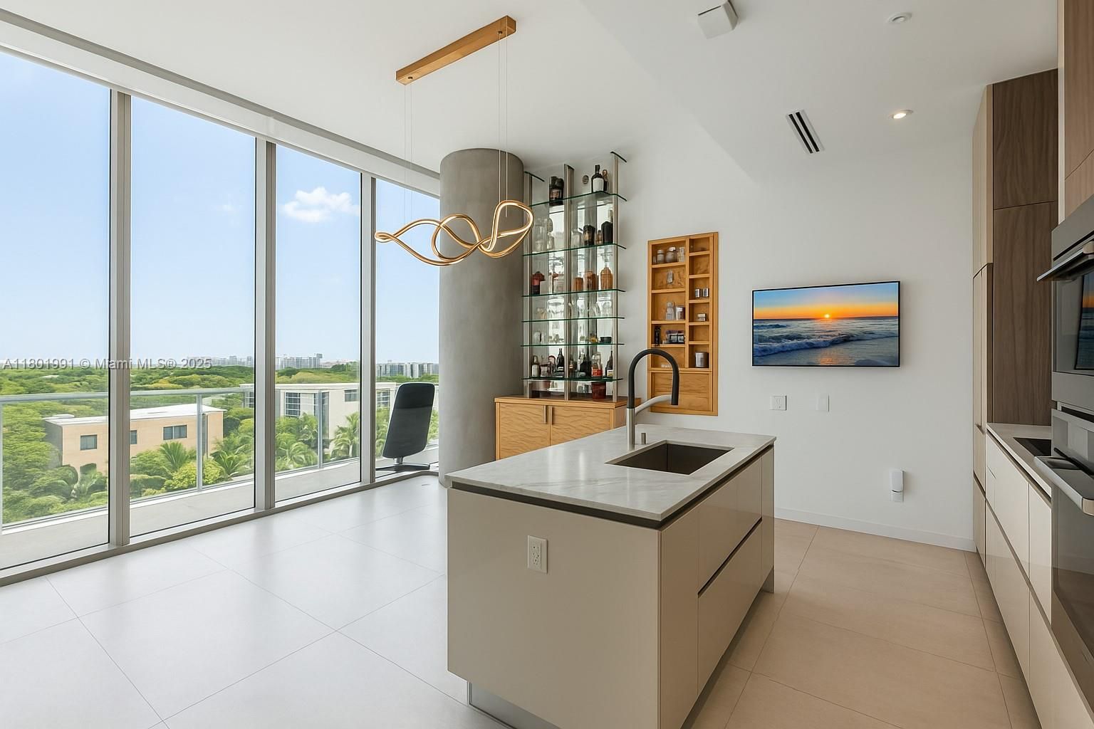 Interior, Kitchen, Pendant Lights, Recessed Lighting