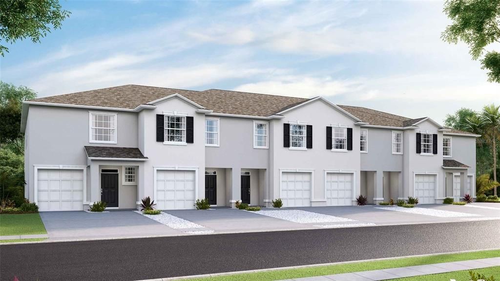 Attached, Exterior, Facade, Rowhouse