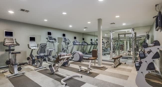Fitness Equipment, Gym, Interior, Recessed Lighting
