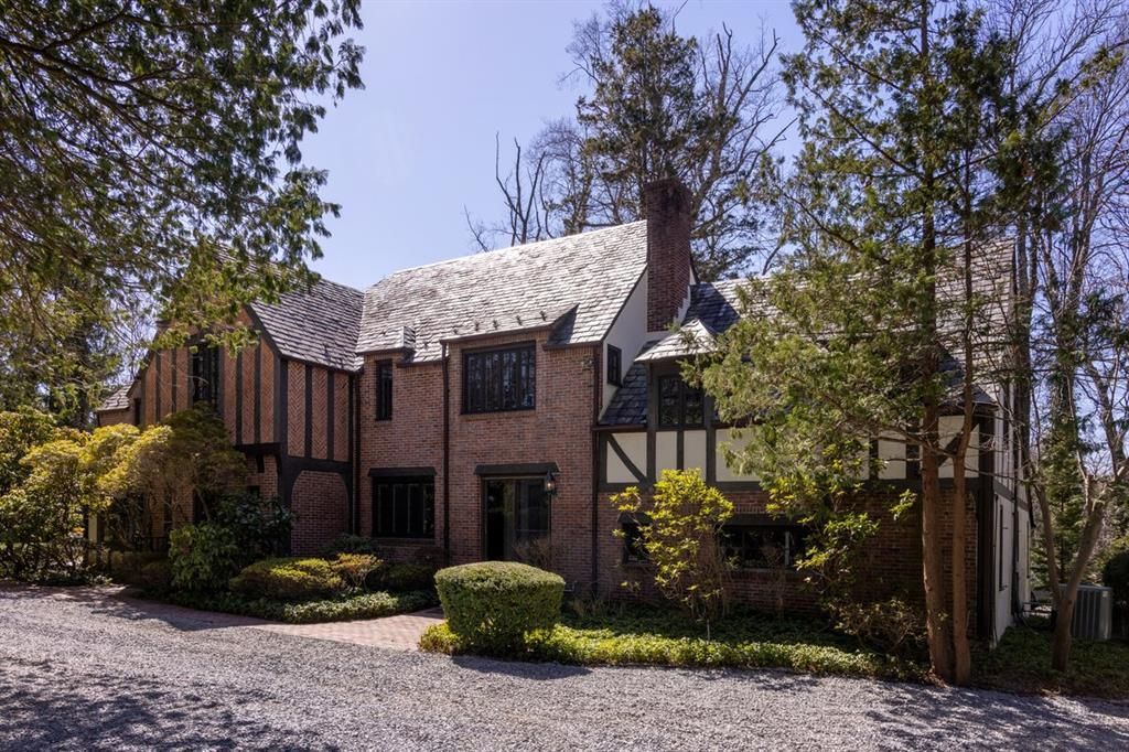 Exterior, Facade, Brick Facade, Tudor Revival