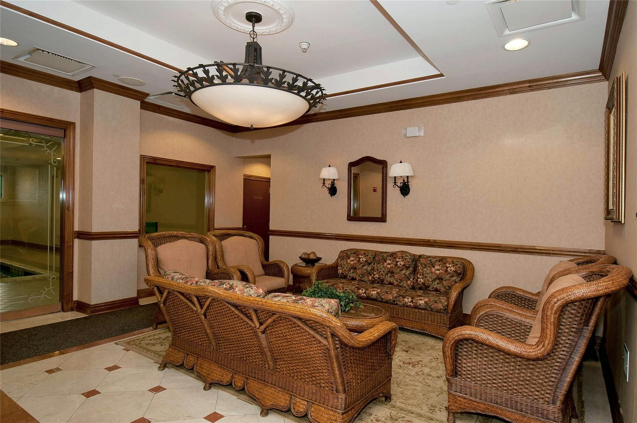 Interior, Living room, Recessed Lighting