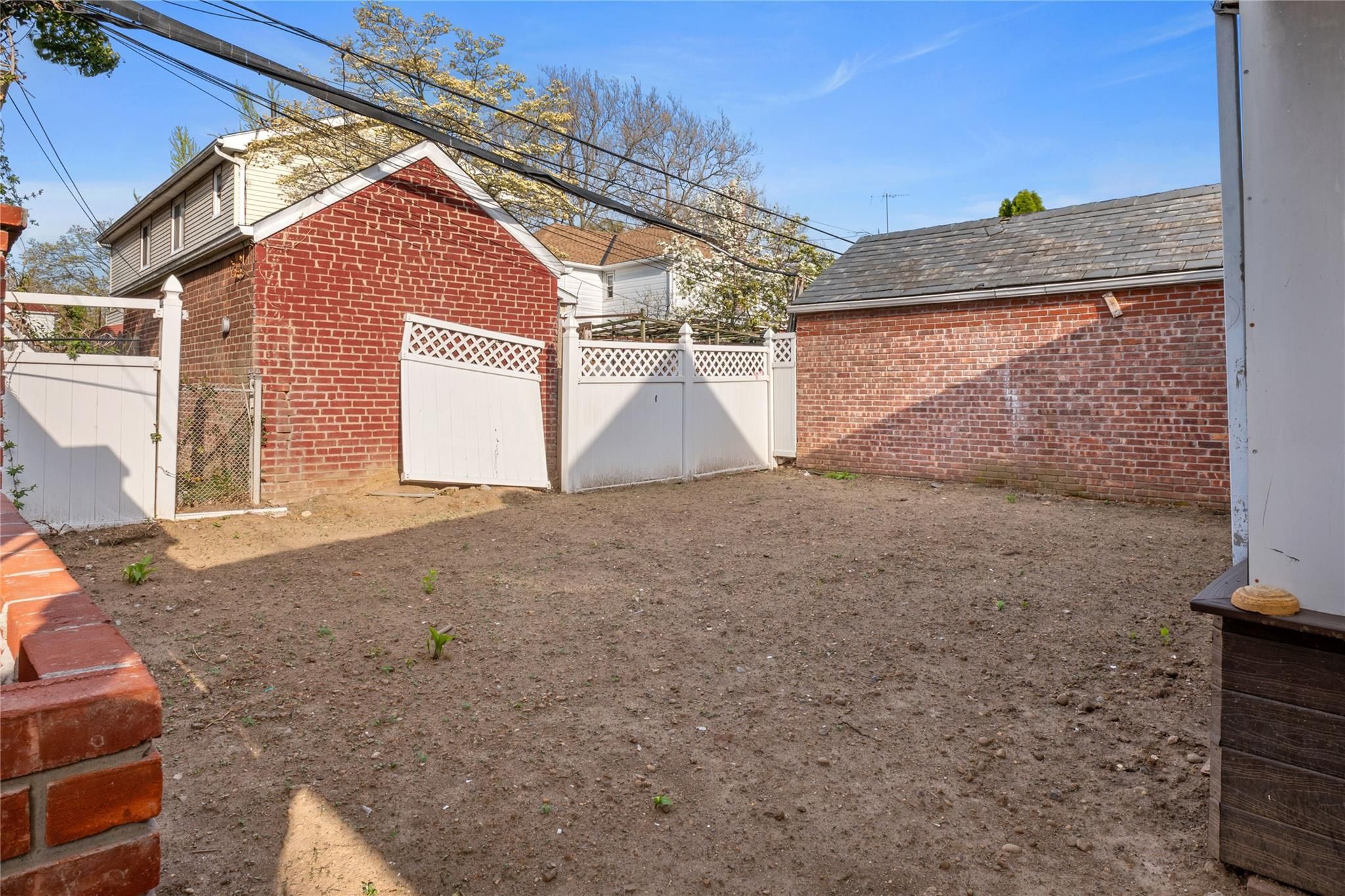 Backyard, Detached Garage, Exterior