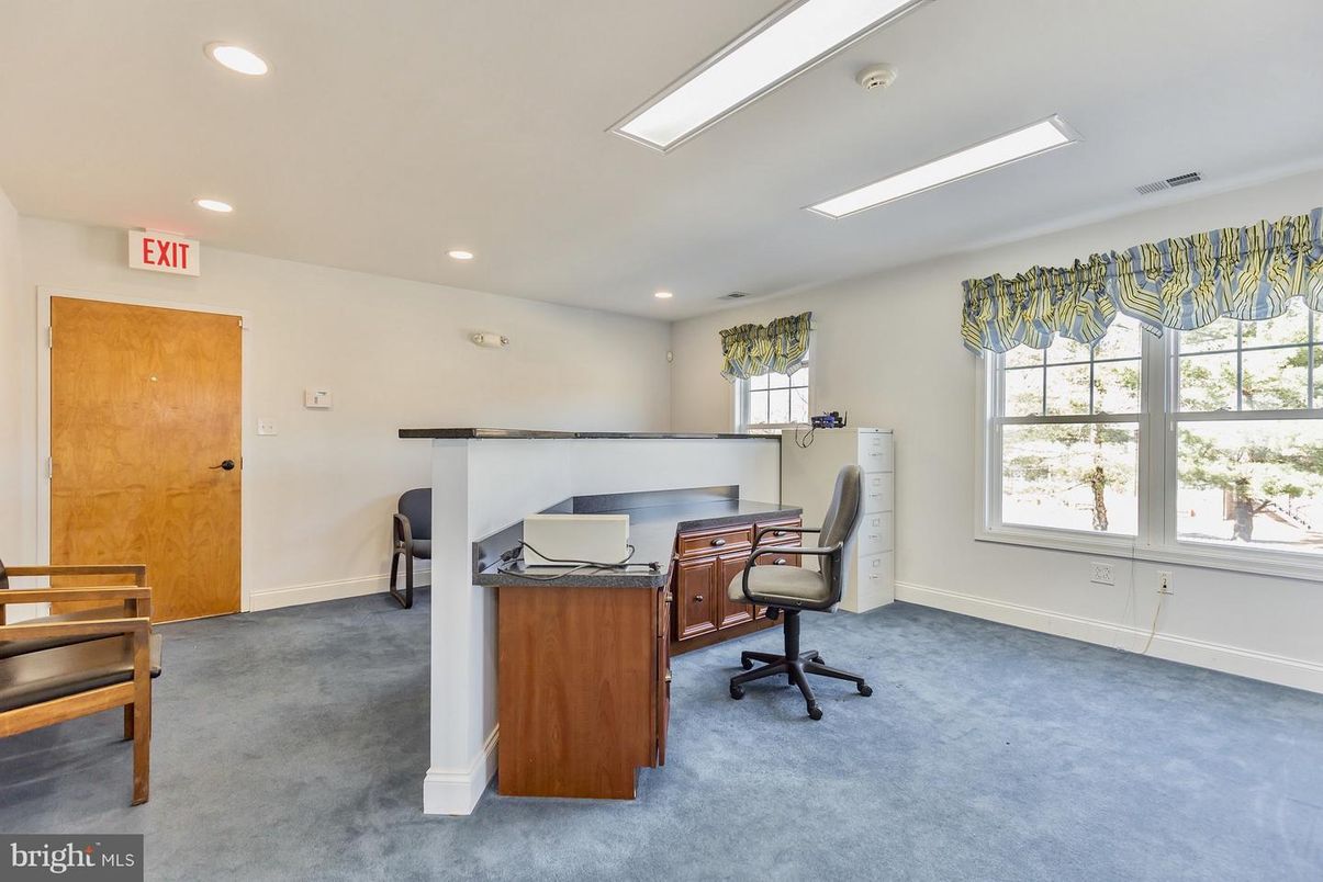 Home Office, Interior, Recessed Lighting