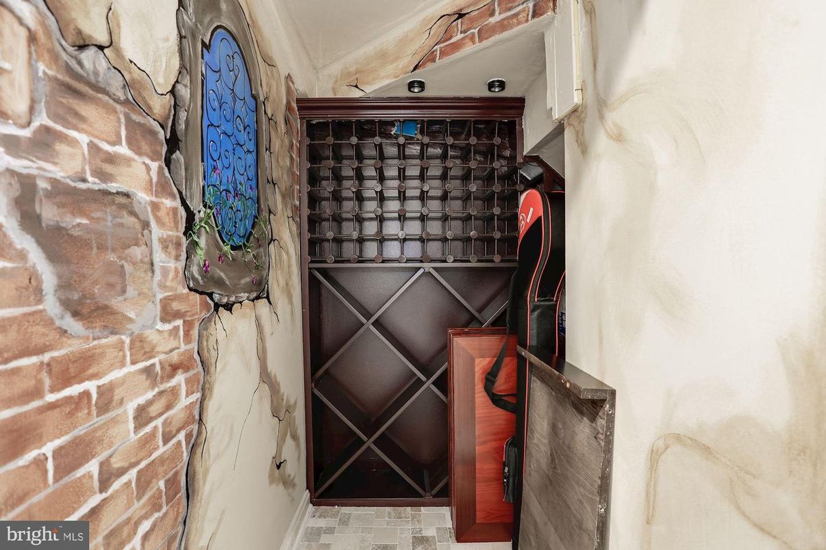 Interior, Stone Walls, Wine Storage