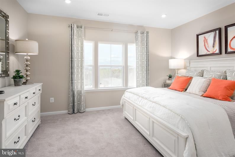 Bedroom, Interior, Recessed Lighting