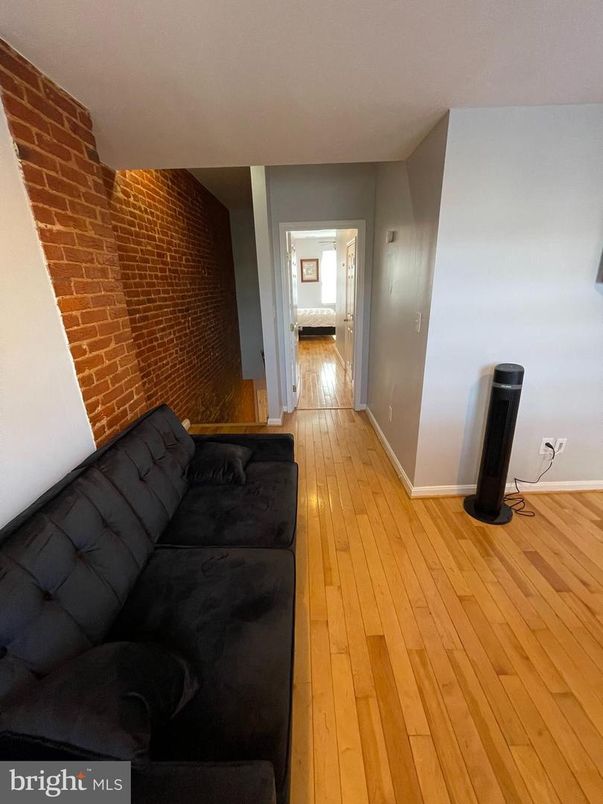 Interior, Living room, Stone Walls, Wood Texture Flooring