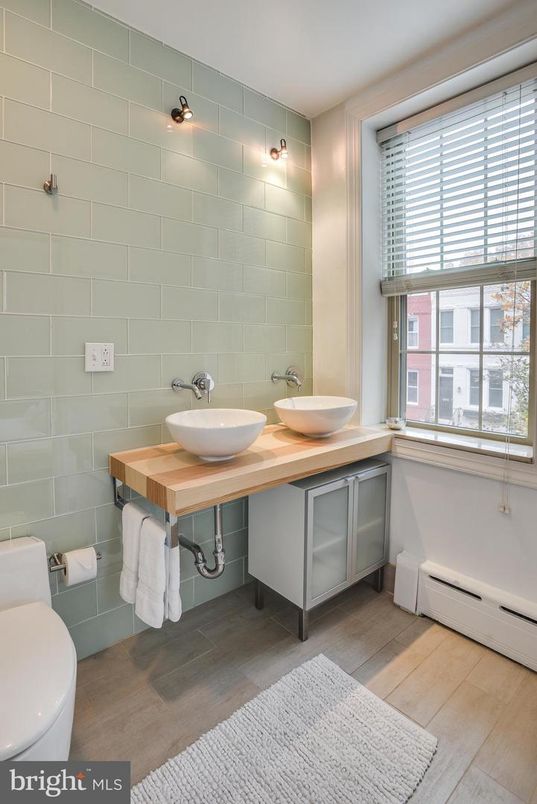 Bathroom, Dual Sink Vanities, Interior, Wood Texture Flooring