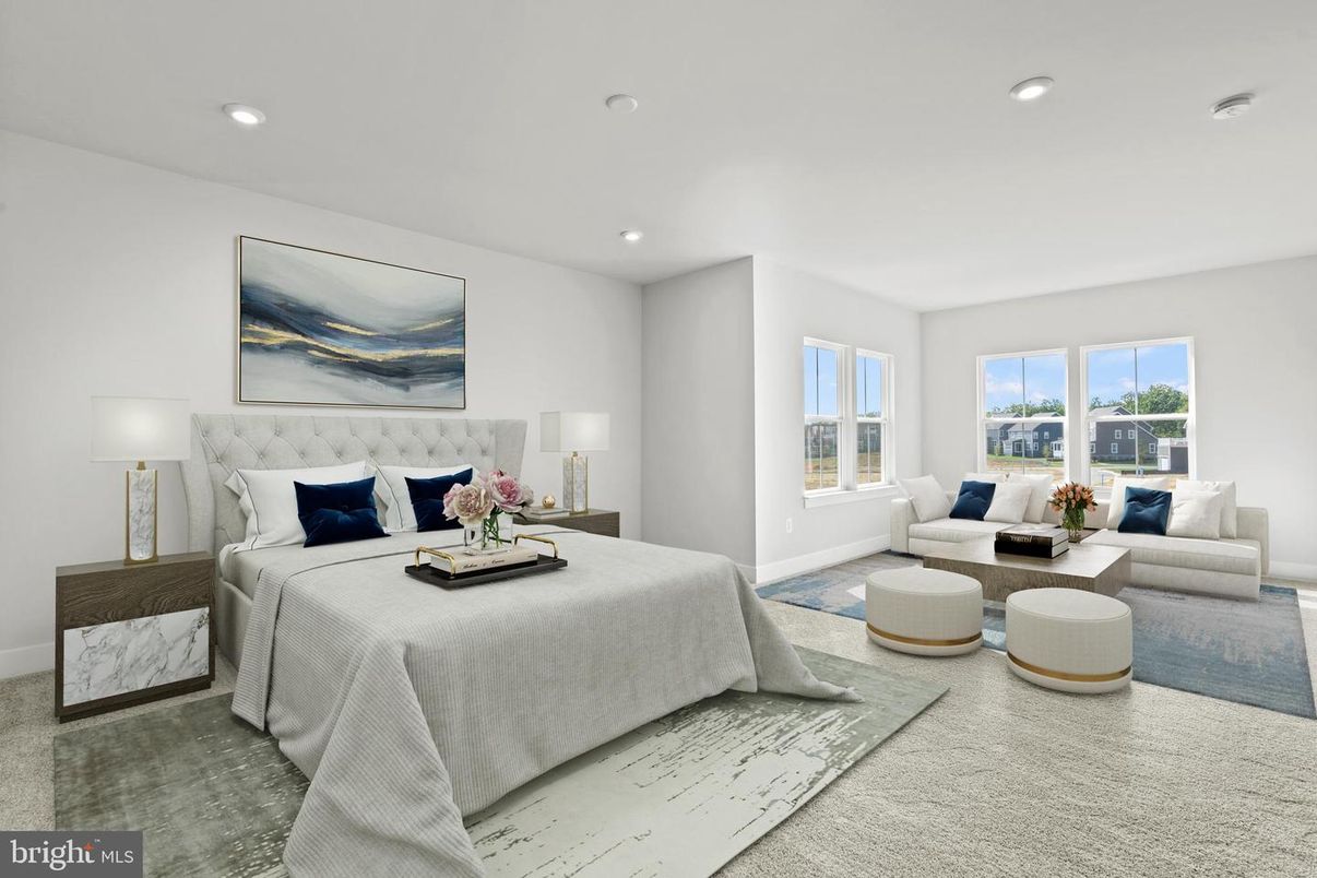 Bedroom, Interior, Living room, Recessed Lighting