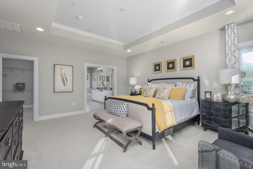 Bedroom, Interior, Recessed Lighting