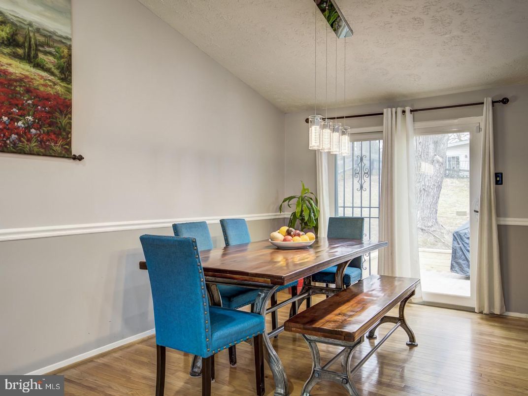 Chandelier, Dining room, Interior, Pendant Lights, Wood Texture Flooring