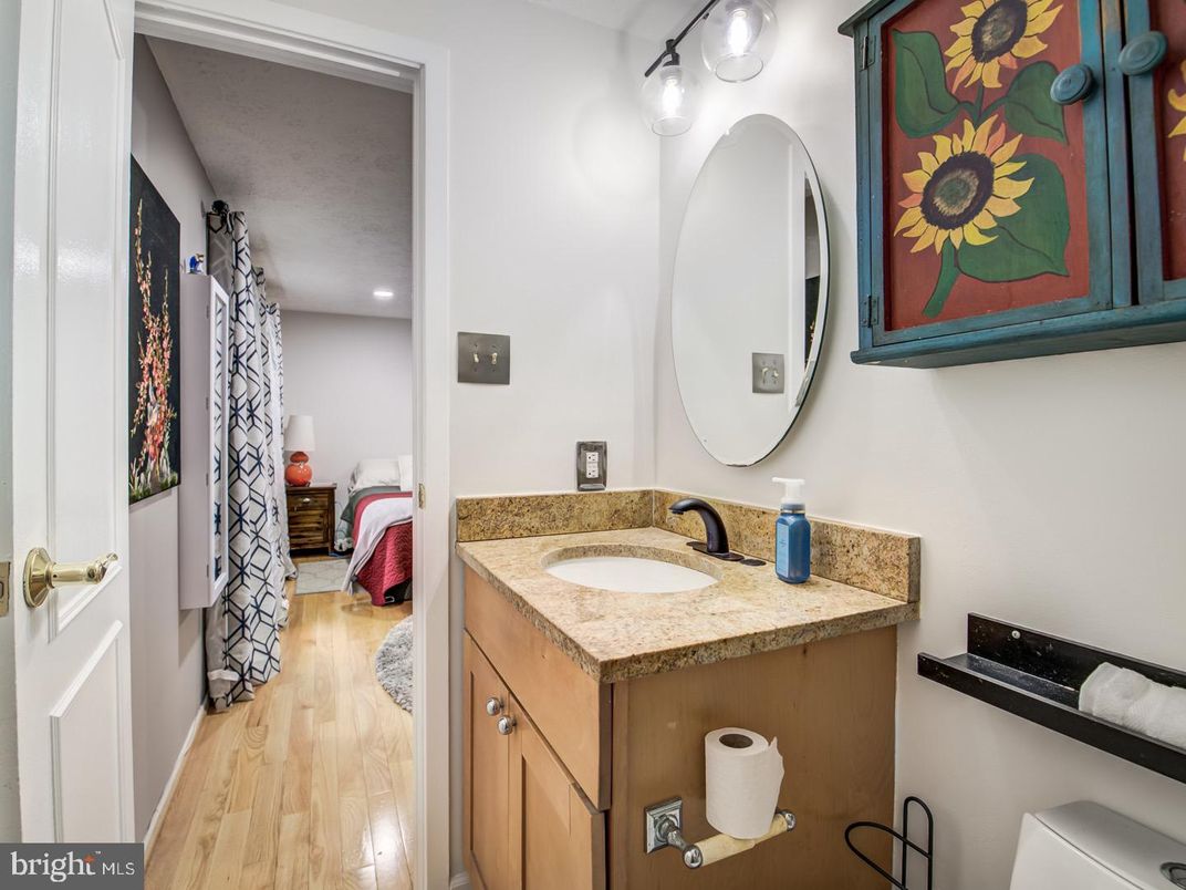 Bathroom, Bedroom, Interior, Recessed Lighting, Wood Texture Flooring