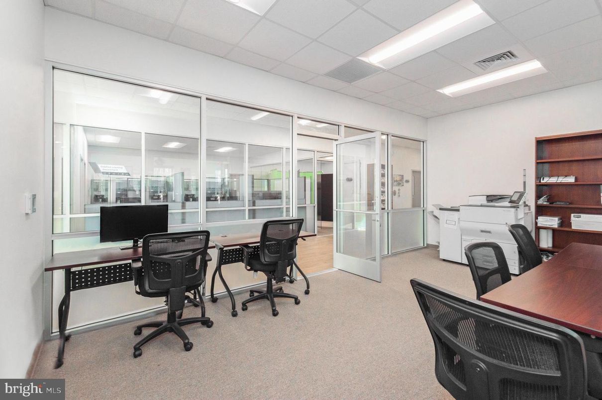 Home Office, Interior, Recessed Lighting