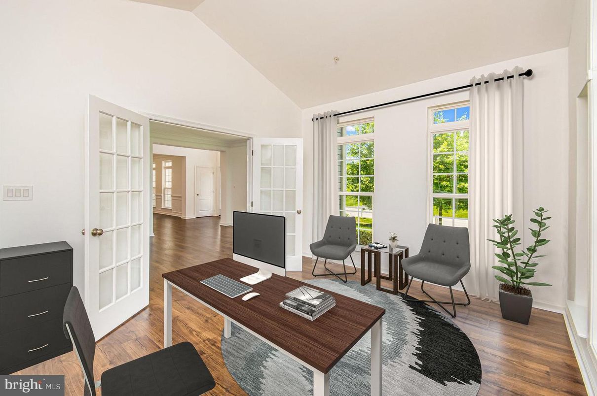 Home Office, Interior, Living room, Wood Texture Flooring