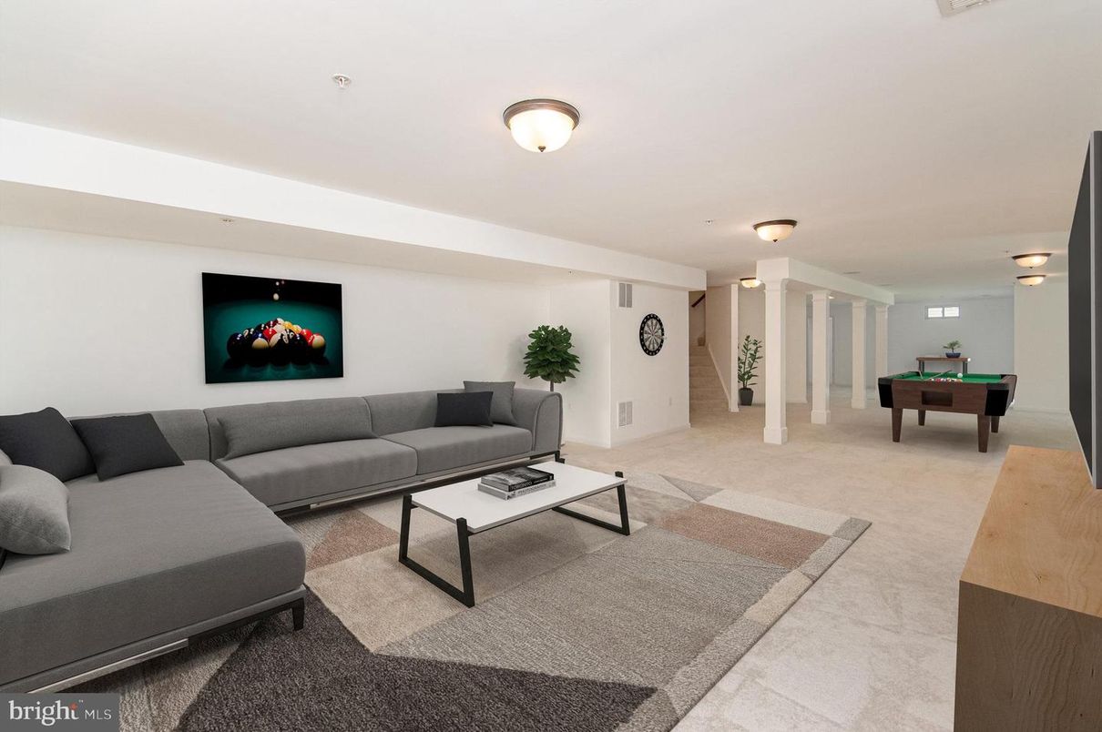 Billiard Table, Game Room, Interior, Living room