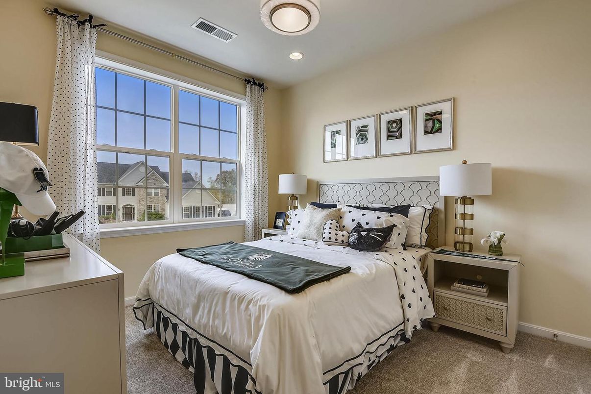 Bedroom, Interior, Recessed Lighting