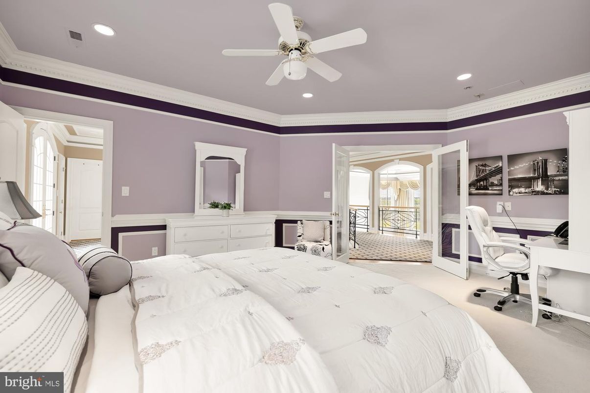 Bedroom, Home Office, Interior, Recessed Lighting