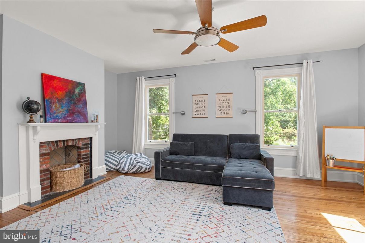 Fireplace, Interior, Wood Texture Flooring
