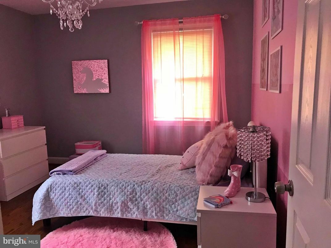 Bedroom, Chandelier, Interior, Wood Texture Flooring