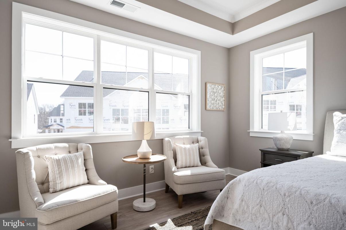 Bedroom, Interior, Wood Texture Flooring