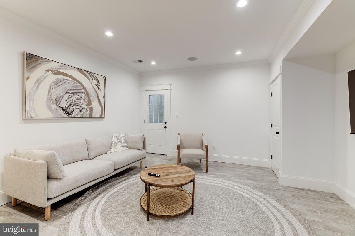 Interior, Living room, Recessed Lighting
