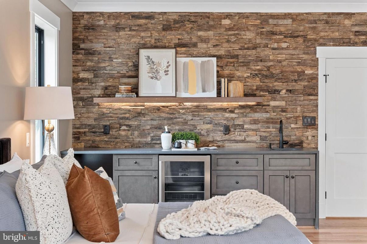 Interior, Stone Walls, Wood Texture Flooring, Wooden Walls