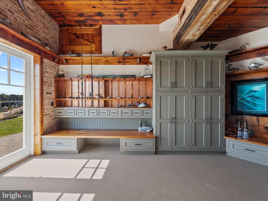 Interior, Stone Walls, Wooden Ceilings