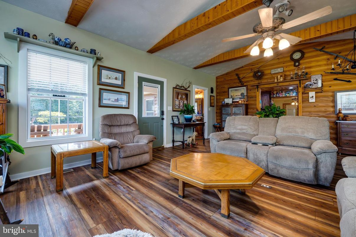 Interior, Living room, Wooden Beams, Wood Texture Flooring, Wooden Walls