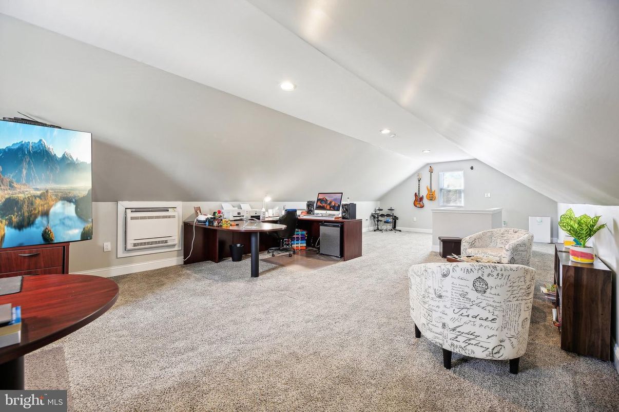 Home Office, Interior, Recessed Lighting