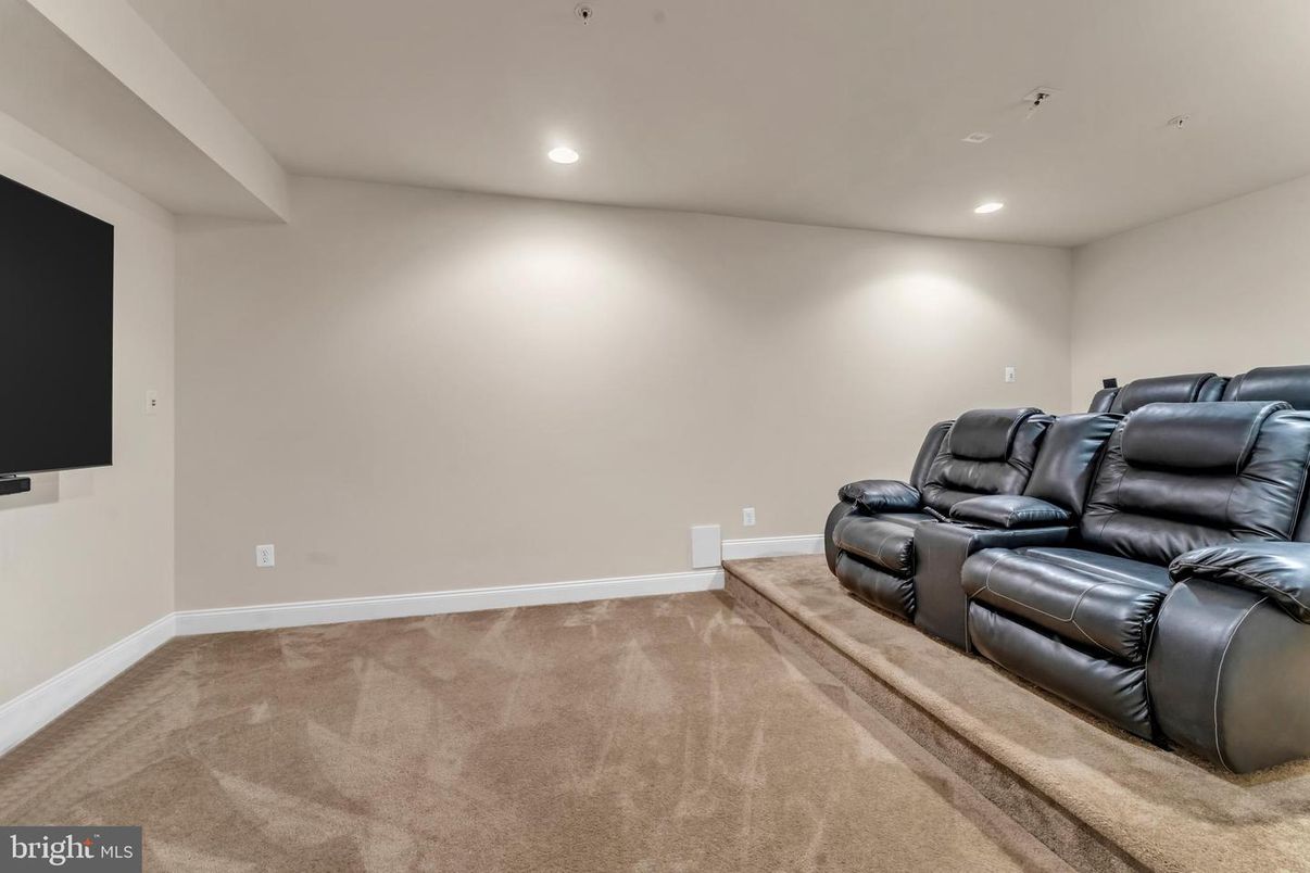 Home Theatre Room, Interior, Recessed Lighting, Theatre Room