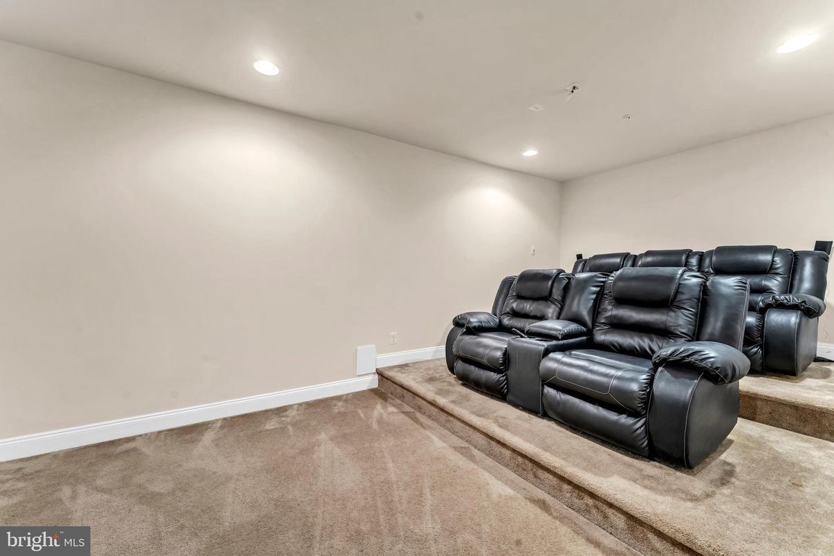 Home Theatre Room, Interior, Recessed Lighting, Theatre Room