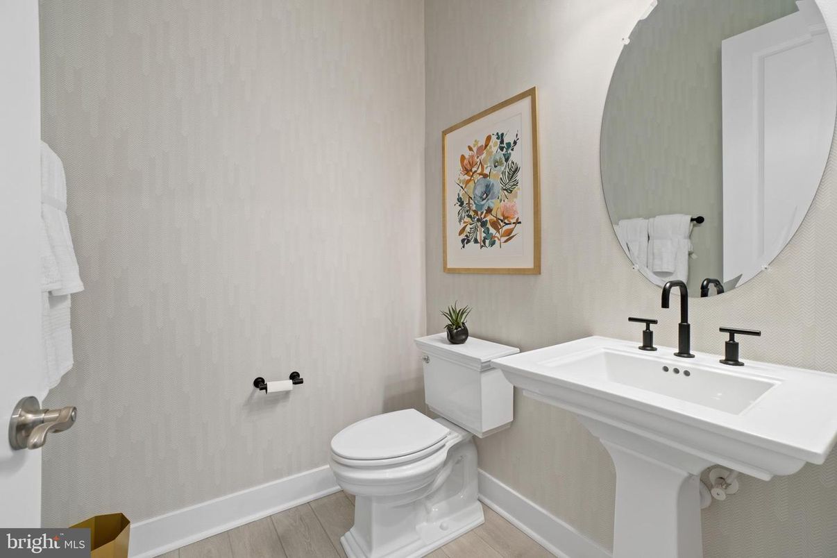 Bathroom, Interior, Wood Texture Flooring