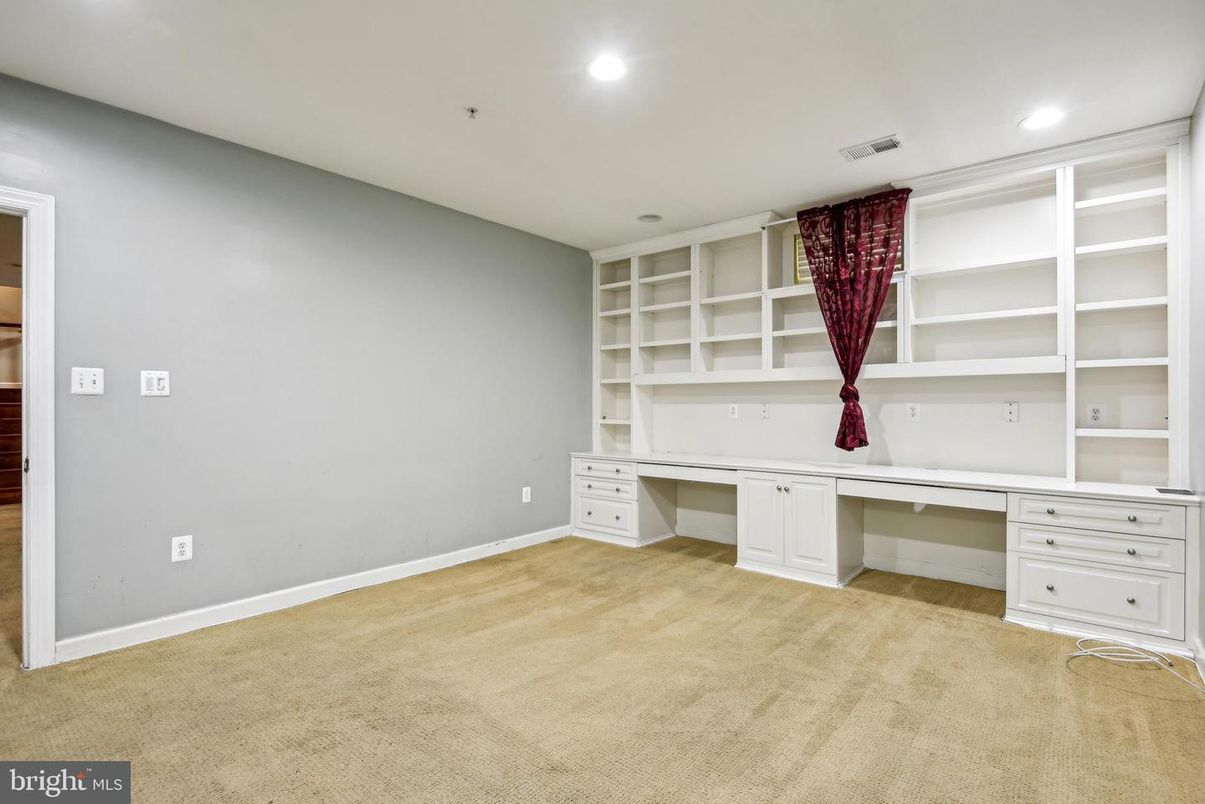 Home Office, Interior, Recessed Lighting