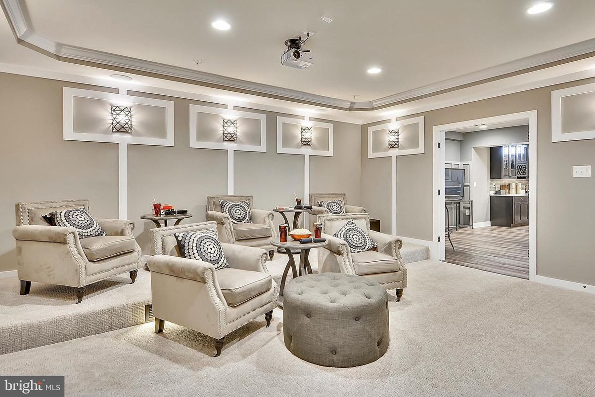Interior, Living room, Recessed Lighting
