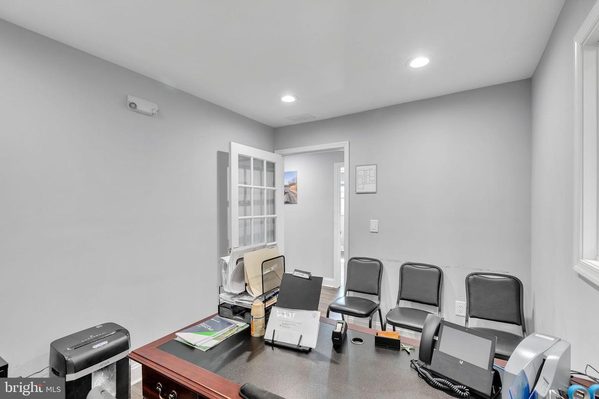 Home Office, Interior, Recessed Lighting