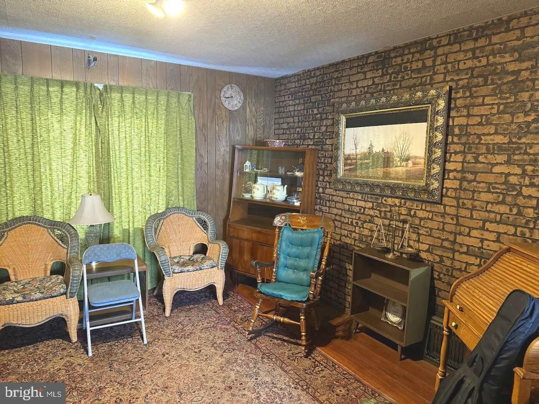 Interior, Stone Walls, Wood Texture Flooring