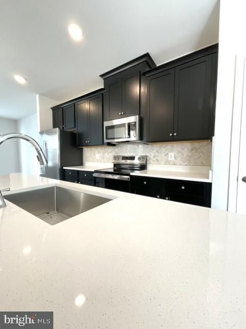 Interior, Kitchen, Recessed Lighting, Stainless Steel Appliances