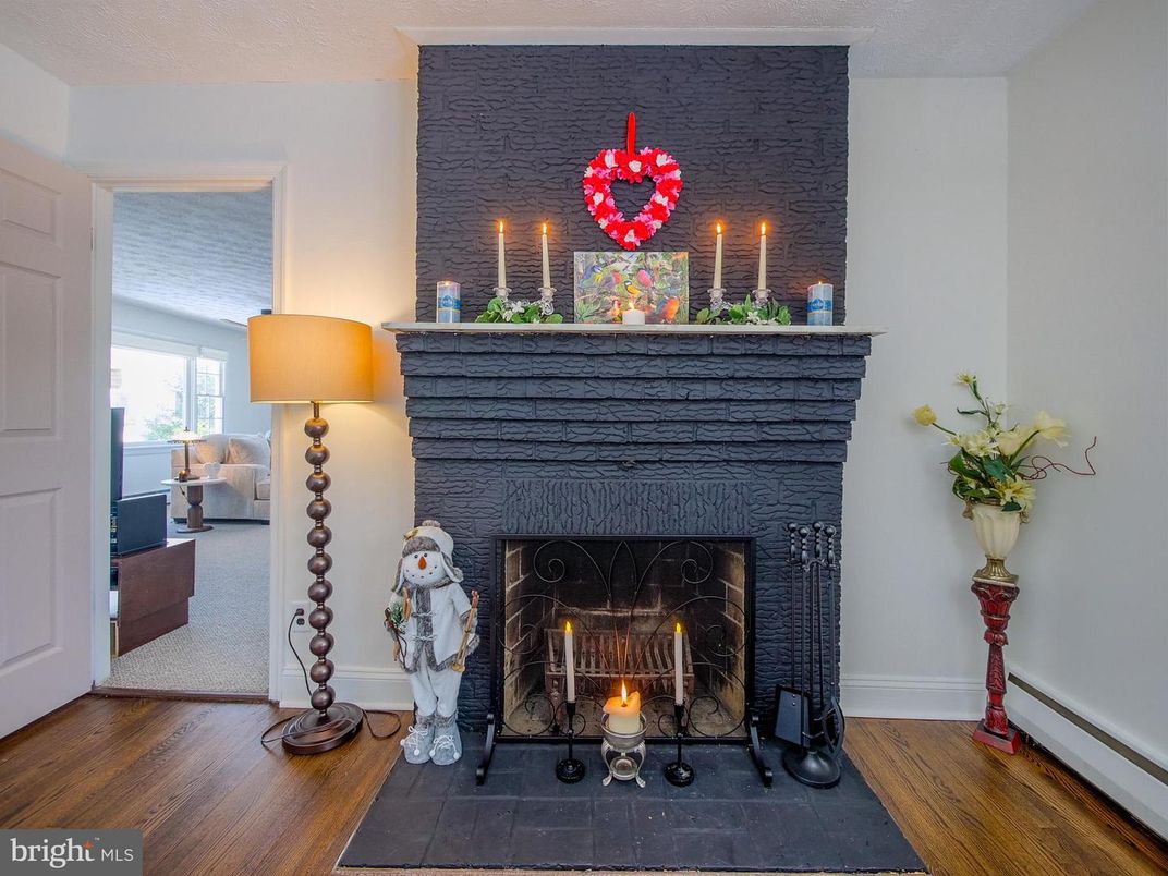 Fireplace, Interior, Wood Texture Flooring