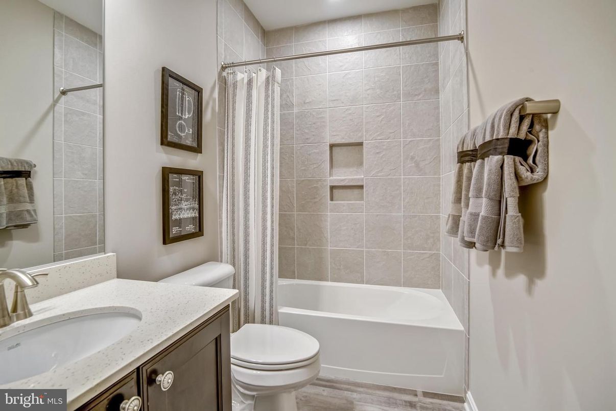 Bathroom, Interior, Wood Texture Flooring