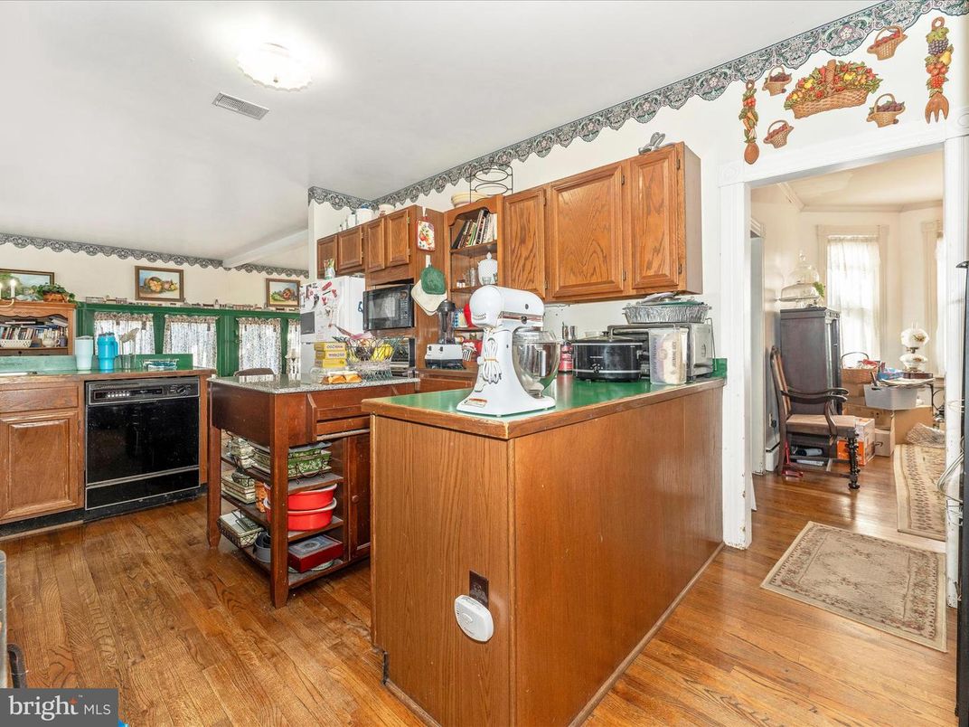 Interior, Kitchen, Wood Texture Flooring