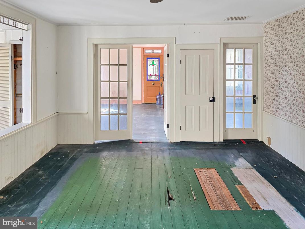 Empty room, Interior, Wood Texture Flooring