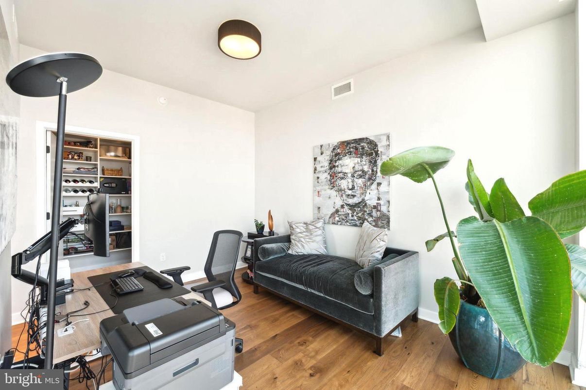 Home Office, Interior, Wood Texture Flooring