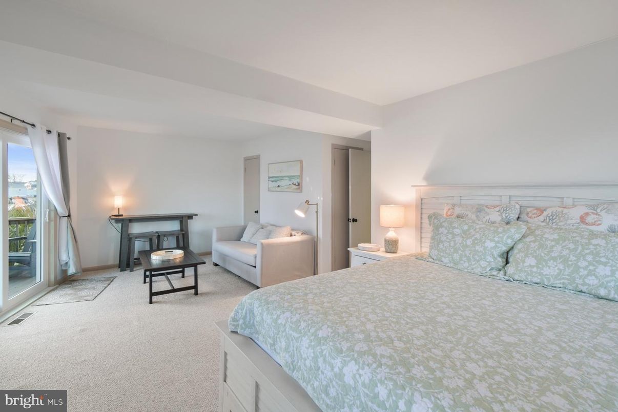 Bedroom, Fireplace, Interior