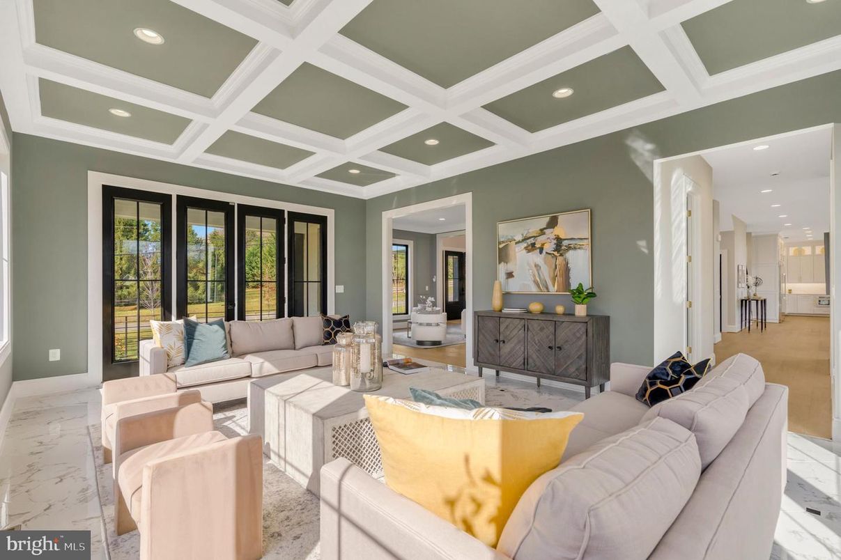 Interior, Living room, Marble, Recessed Lighting