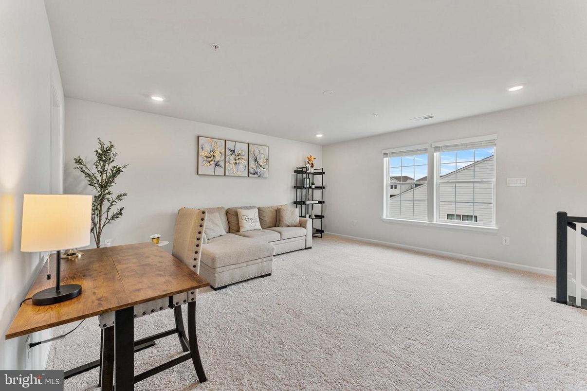 Home Office, Interior, Recessed Lighting
