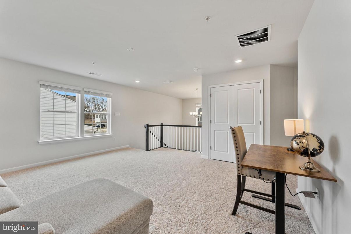 Home Office, Interior, Pendant Lights, Recessed Lighting