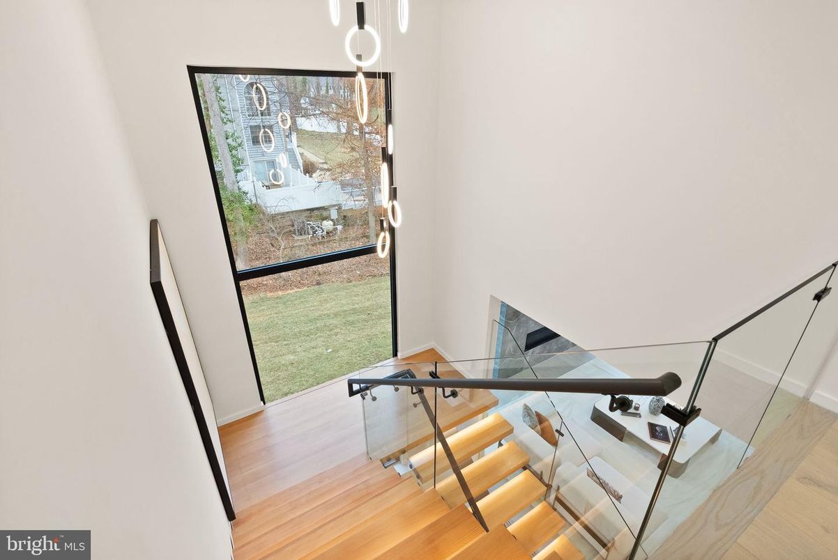 Home Office, Interior, Pendant Lights, Wood Texture Flooring