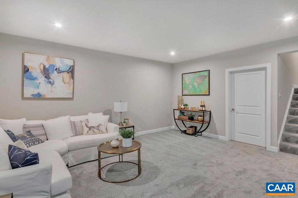 Interior, Living room, Recessed Lighting